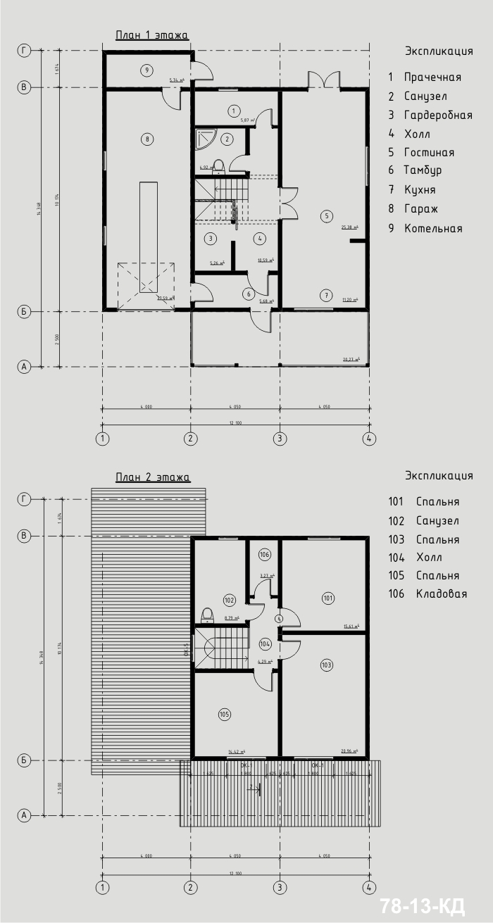 Проект дома из СИП панелей. Компания "Авантаж", г.Новосибирск