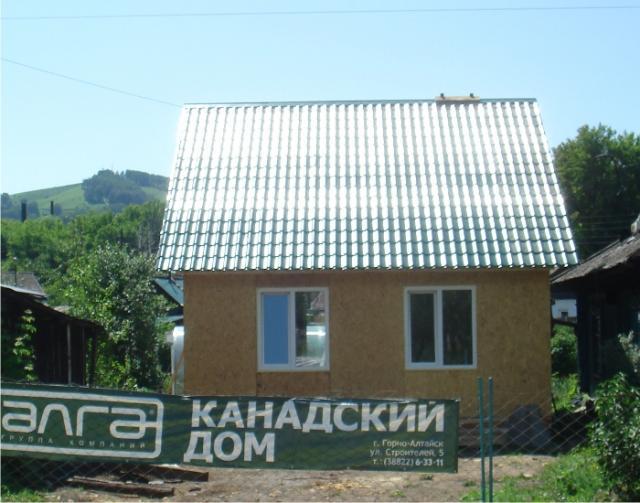Дом из сип-панелей. Компания "Авантаж". г.Новосибирск