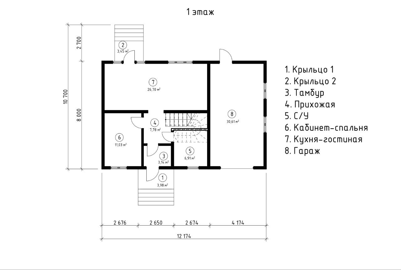 Проект дома из СИП-панелей 17-20 КД Дом 136,58 м2